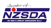 Member of NZ Sign and Display Association